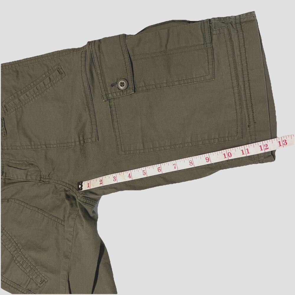 Prana Women's Low Rise Bermuda Cargo Shorts Outdoor 12.5" Inseam Size 6 Green - Picture 10 of 13
